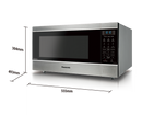 Panasonic NN-ST776S 44L 1100W Genius Inverter Microwave Oven Dimensions