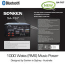 Sonken SA-767 Karaoke Mixing Amplifier Bluetooth SA-767