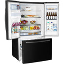 Hisense 577L French Door Fridge Black Steel HRFD577B