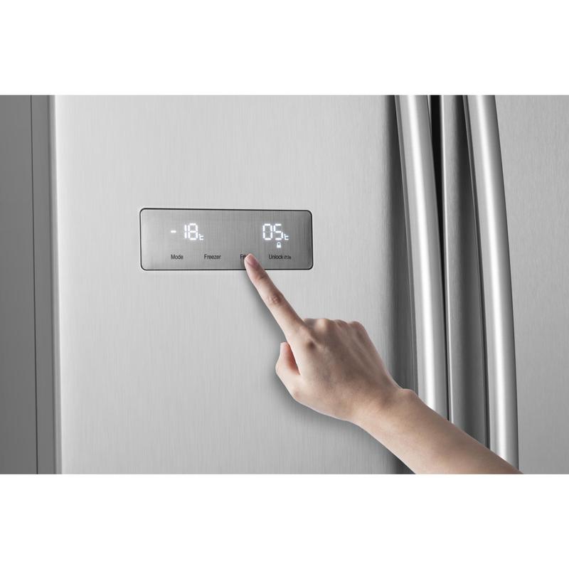 Hisense HRSBS578SW 578L Side by Side Refrigerator Controls