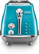 Delonghi Icona Capitals 2 Slice Toaster Lisbon Azure CTOC2003AZ