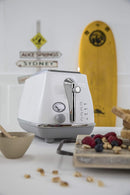 Delonghi Icona Capitals 2 Slice Toaster Sydney White CTOC2003W