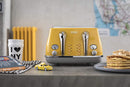 Delonghi Icona Capitals 4 Slice Toaster New York Yellow CTOC4003Y