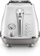 Delonghi Icona Capitals 2 Slice Toaster Sydney White CTOC2003W