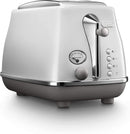 Delonghi Icona Capitals 2 Slice Toaster Sydney White CTOC2003W