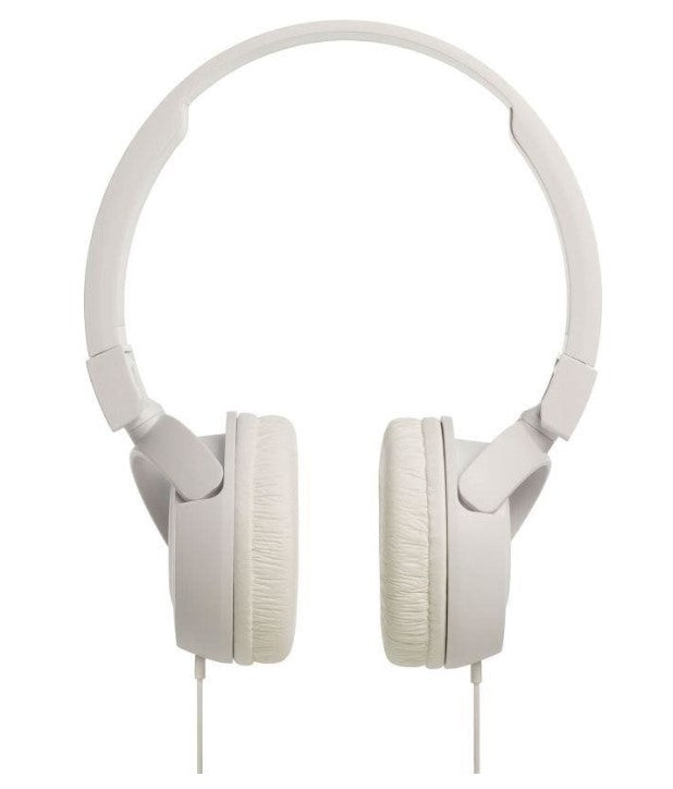 JBL Wired On Ear Headphones Pure Bass Sound 1 Button Remote Microphone White 3378053