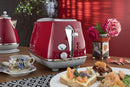 Delonghi Icona Capitals 2 Slice Toaster Tokyo Red CTOC2003R