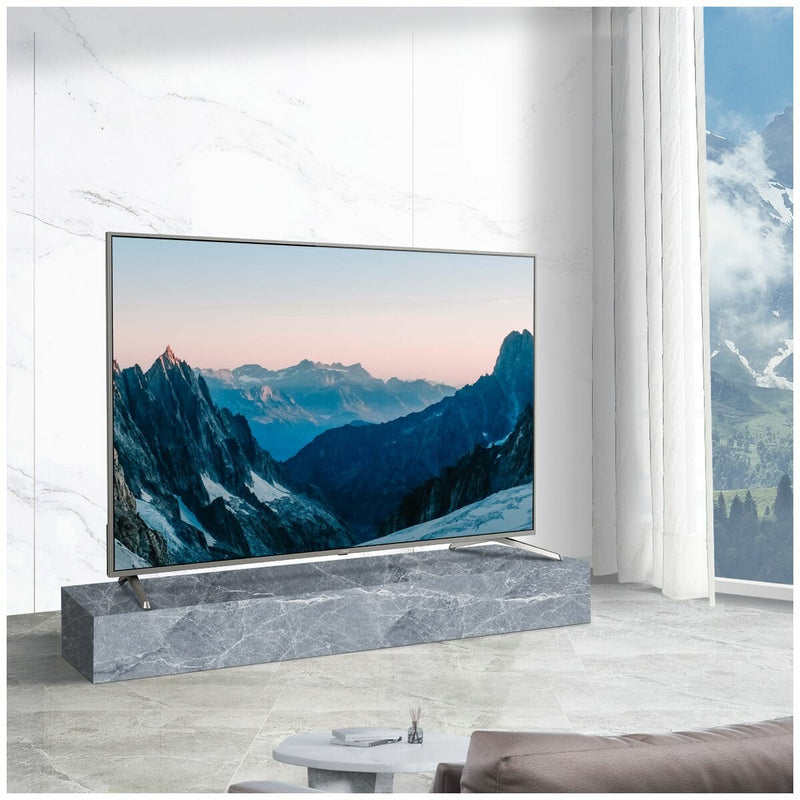 Frameless Smart Android TV in living room