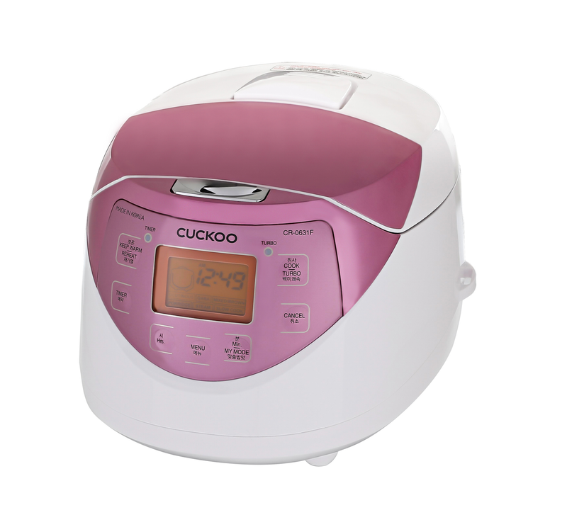 Cuckoo 6 Cup Electric Rice Cooker Fuzzy Series CR-0631F
