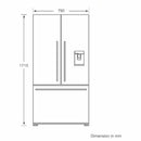Fisher & Paykel French Door Refrigerator 487L RF522ADUX5