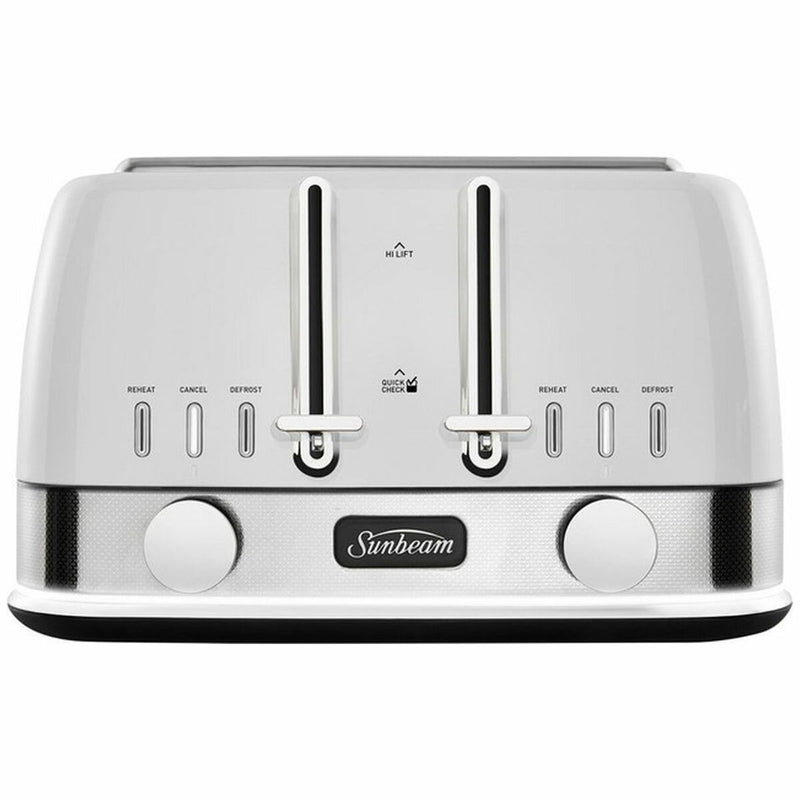 Sunbeam New York Collection 4 Slice Toaster White Silver TA4440WS