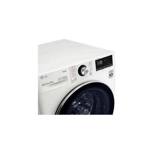LG WV91412W 12kg White Front Load Washing Machine