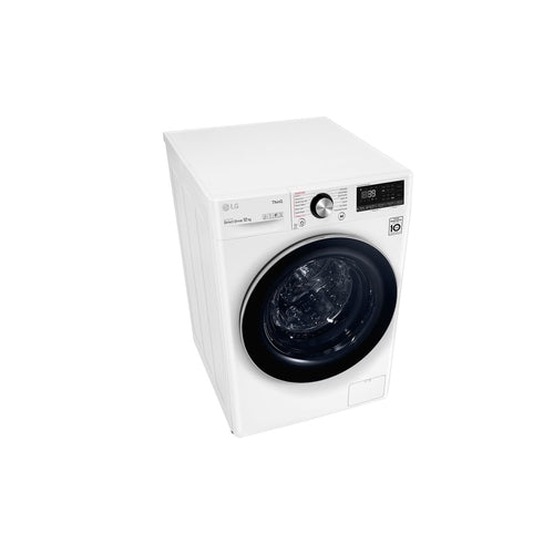 LG WV91412W 12kg White Front Load Washing Machine with Steam+