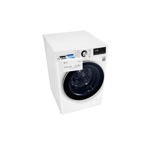 WV91412W LG 12kg White Front Load Washing Machine with Steam+
