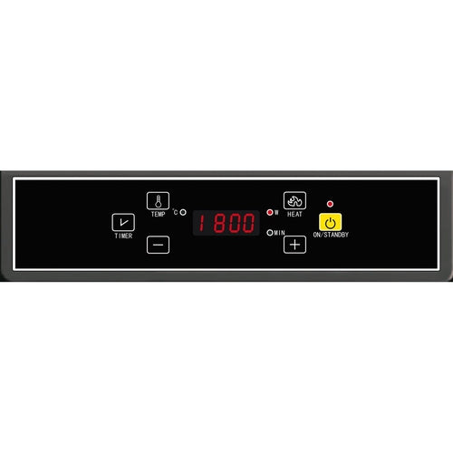 Baumatic BHI100 Portable Induction Cooktop Controls