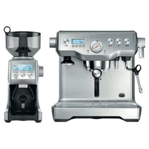 BREVILLE BEP920BSS The Dynamic Duo Coffee Machine And Grinder