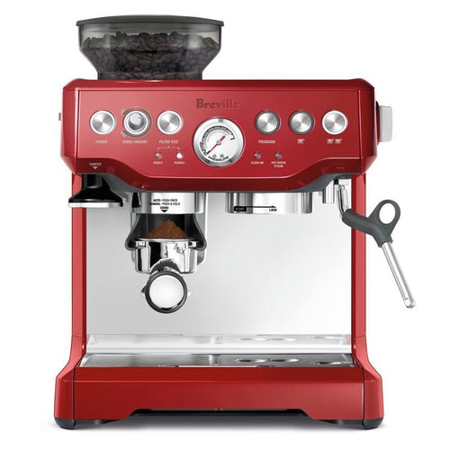 BREVILLE BES870CRN Espresso Machine - The Barista Express (Cranberry)