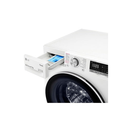 LG 9kg or 5kg Washer Dryer Combo White WVC5-1409W