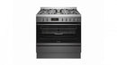 Westinghouse Freestanding Dual Fuel Cooker Dark Stainless Steel 90cm WFE916DSD