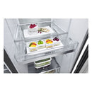LG Side By Side Refrigerator With Instaview 655L GS-VB655MBL