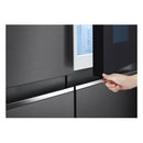 LG Side By Side Refrigerator With Instaview 655L GS-VB655MBL