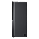 LG Side By Side Refrigerator With Instaview 655L GS-VB655MBL