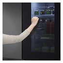 LG Side By Side Refrigerator With Instaview 655L GS-VB655MBL