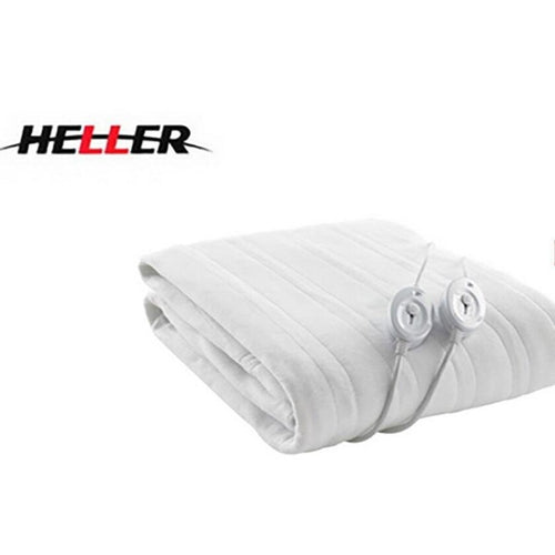 Heller HEBQF Queen Fitted Electric Blanket with 3 Heat Settings