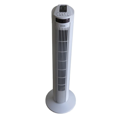 Heller HTF75R 3 Speed Tower Fan Oscillating With Timer and Remote Control
