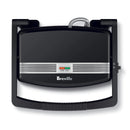 Breville Sandwich Press Flat Plate Matte Black Chrome LSG842MTB