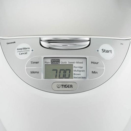 Tiger JAXS18A 10 Cups Multi-Functional Rice Cooker Controls