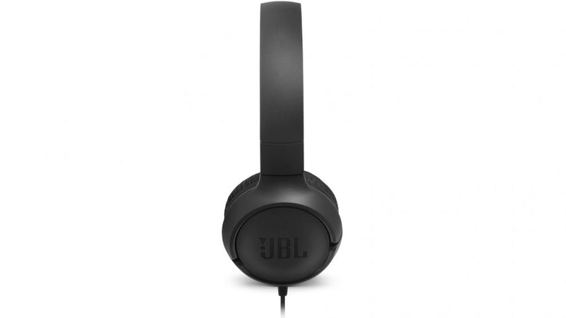 JBL T500 Wired On Ear Headphones Black 4306352