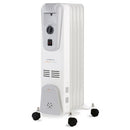 Kambrook KOH105WHT 1000W 5 Fin Oil Electric Column Heater (White)