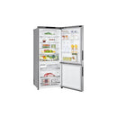 LG GB-455PL 454L Bottom Mount Fridge with Door Cooling in Stainless Finish