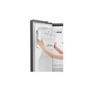 LG GSL668PNL 668L Side by Side Fridge with Non Plumbed Ice & Water Dispenser