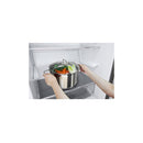 LG GB-455PL 454L Bottom Mount Fridge with Door Cooling in Stainless Finish