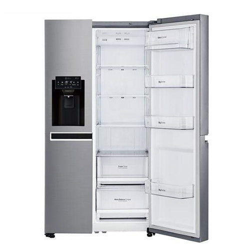 Opened LG 668L Side by Side Door GS-L668PL (Plumbed Ice & Water)