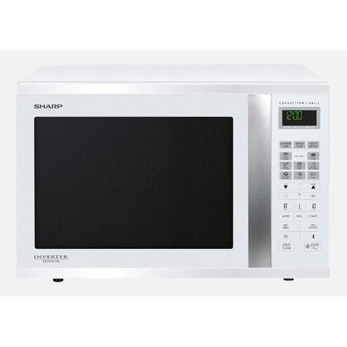 SHARP R995DW 1000W White Convection Microwave