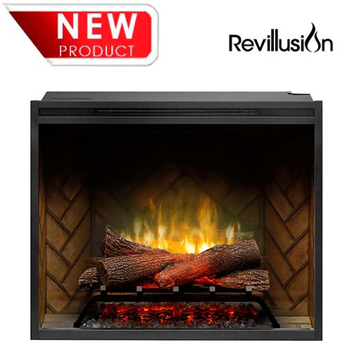 Dimplex RBF30 2kW Revillusion 30 Inch Built-in Electric Fireplace with Logs