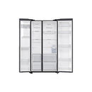 Inside View on Samsung 676L SRS673DMB Side by Side Fridge