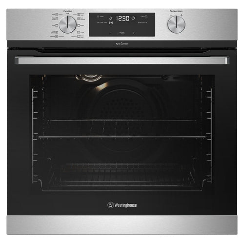 Westinghouse 60cm Pyrolytic Built-In Multi-function Oven WVEP615SC