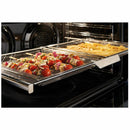 Westinghouse Freestanding Dual Fuel Cooker Dark Stainless Steel 90cm WFE916DSD