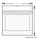 Westinghouse 60cm WVEP615SC Multifunction Oven Dimensions