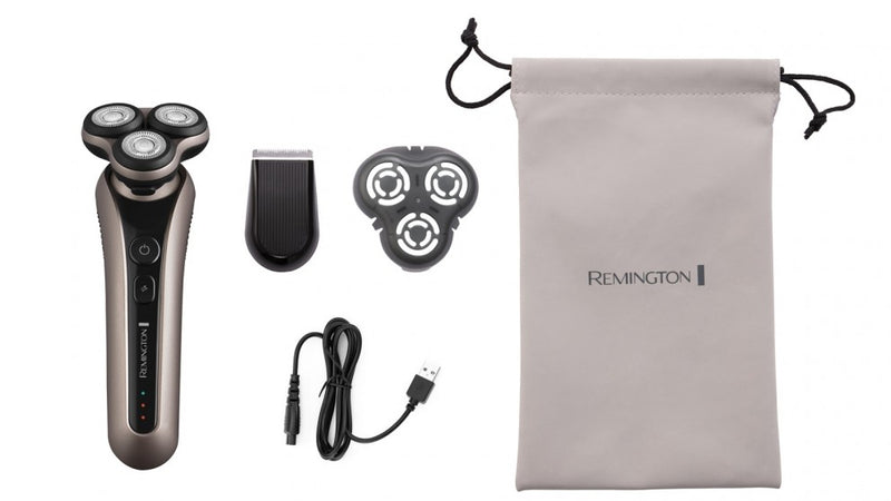 Remington rotary shaver accessory inclusion and dust bag